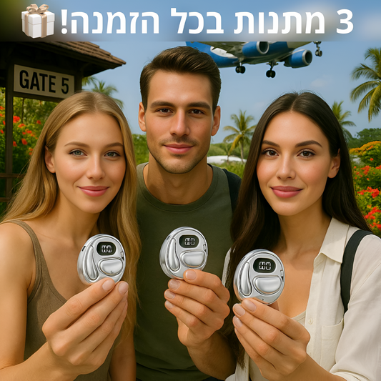 ™GLUOA-HEADPHONES -אוזניות AI מתרגמות